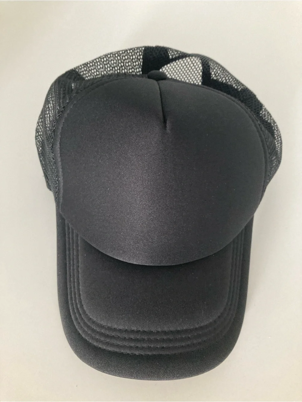Kids Black Trucker Cap - Unbranded